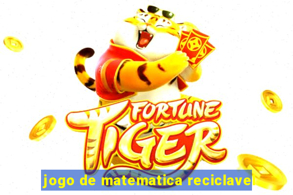 jogo de matematica reciclavel